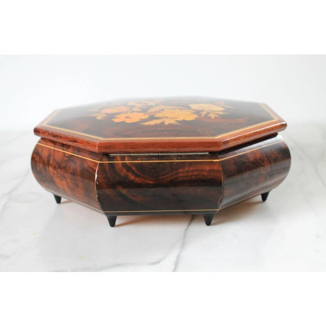 Vintage Italian Jewelry Music Box For Sale In Milwaukee - Image 6 of 8