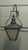 Black Large Painted Copper Wall Lantern, 1960s For Sale - Image 8 of 9