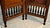 Wood Victorian-Style Antique 2-Panel Wooden Room Divider Screen, Hand-Painted Leaf Design For Sale - Image 7 of 10
