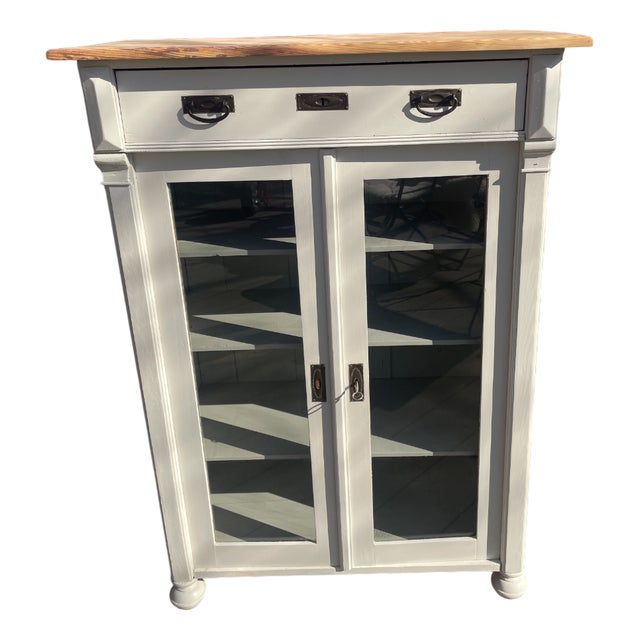 Antique Vertical Buffet in Fir, 1890s For Sale