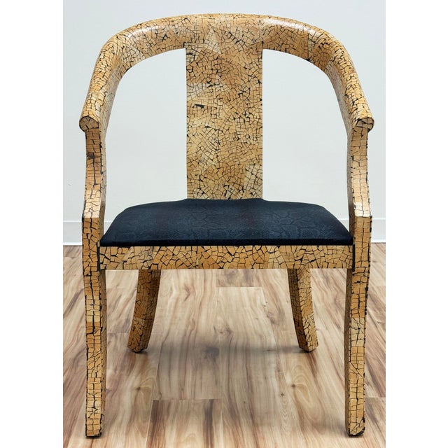 Vintage Tessellated Dining Table and Four (4) Chairs For Sale - Image 4 of 15