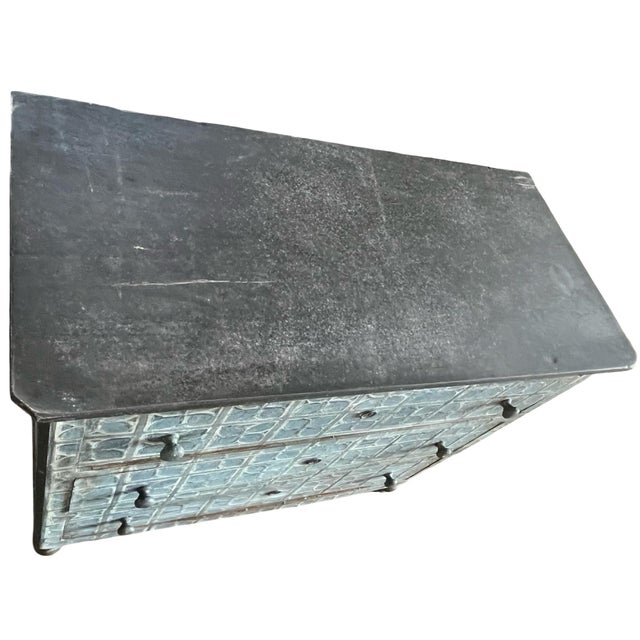 Antique Italian Chest of Drawers in Painted Walnut For Sale - Image 15 of 18