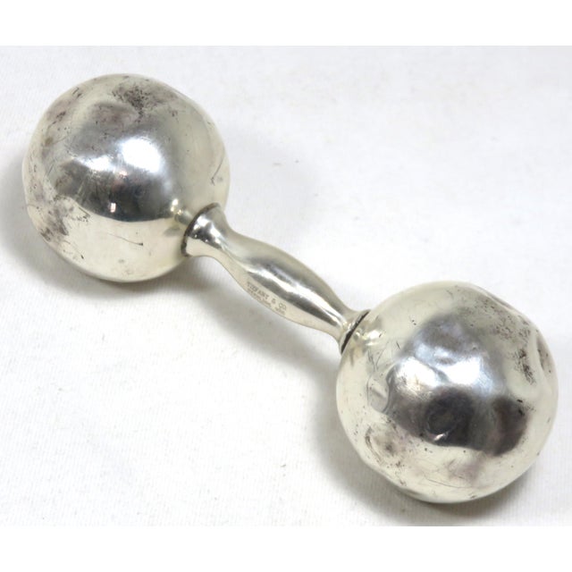 1970s Vintage Oversize Tiffany & Co. Sterling Silver Baby Rattle Chairish