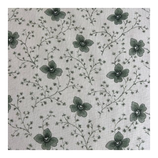 Leah O’Connell Textiles Harper in Loden Green 100 Percent Linen Fabric- 8 Yards For Sale