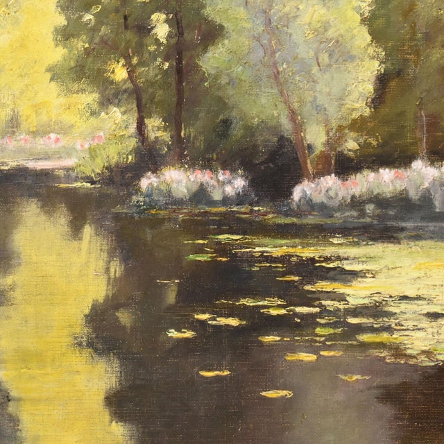 1920s Emile Gauffriaud, River, 1920s, Oil on Canvas, Frmed For Sale - Image 5 of 10