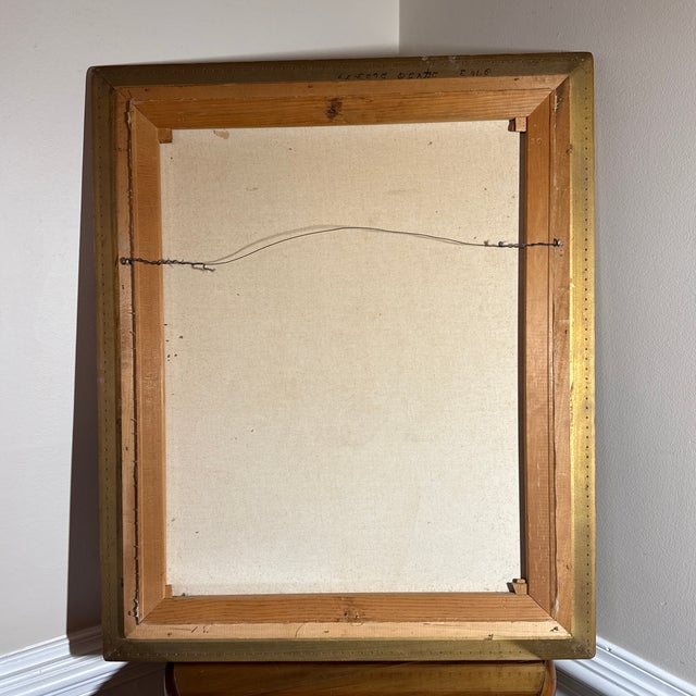 Vintage French Floral Still Life Oil Painting in Ornate Gold Frame ~ Signed Dixie 1972 For Sale - Image 12 of 12