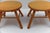 Brown Mid-Century Modern Oak Stools, 1960s, Set of 4 For Sale - Image 8 of 13