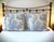 Custom Double-Sided Butter Yellow and Blue Toile Pillow Shams A pair of custom 25” × 25” European pillow shams crafted...