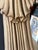 Stunning faux draped linen with custom antique finish and gold paint accents . The decorative part of the frame is molded...