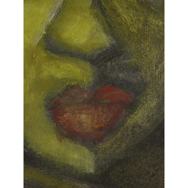 Plastic Harry Charles Tim, In Thought Portrait, 2026, Acrylic Painting on Board, Framed For Sale - Image 7 of 15