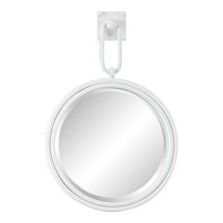 Lucia Mirror in White For Sale