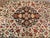 Vintage Persian Isfahan Rug, Hand-Knotted Wool, Floral Pattern, Ivory & Navy, 3x4 For Sale - Image 11 of 15