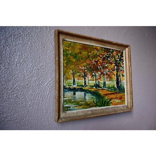 1950s By the Water, 1950s, Oil Painting For Sale - Image 5 of 8
