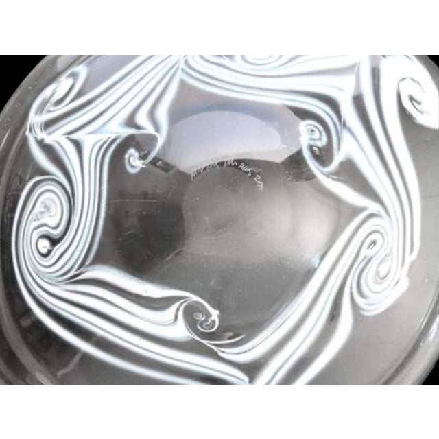 Signed M. Rhys Williams Art Glass Bowl For Sale - Image 4 of 4