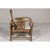Anglo Style Bone Inlaid Armchair with Folding Back and Loop Arms For Sale - Image 11 of 12