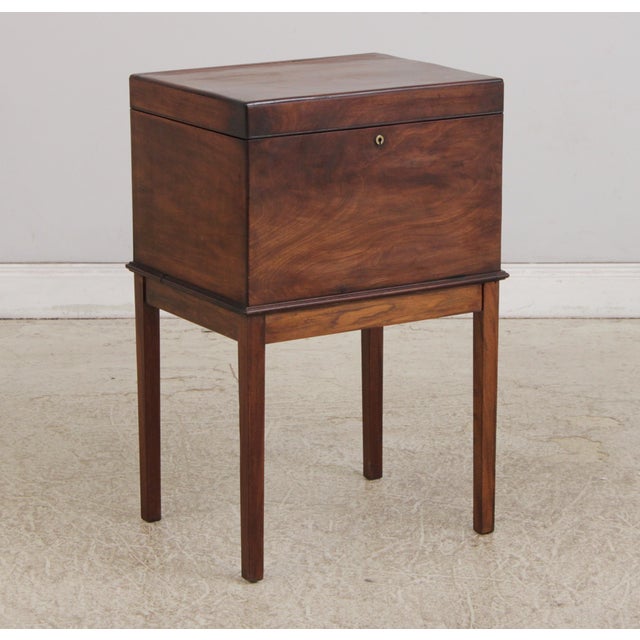 Age: Early 19th C. Details: Walnut High Quality Construction Federal Style Antique Southern Cellarette Refinished At One...