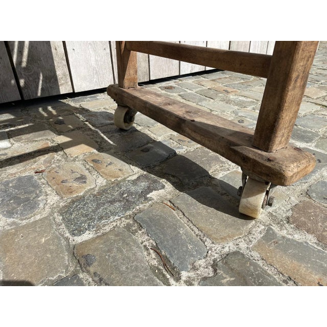 Blonde Beech Bakery Trolley For Sale - Image 9 of 10