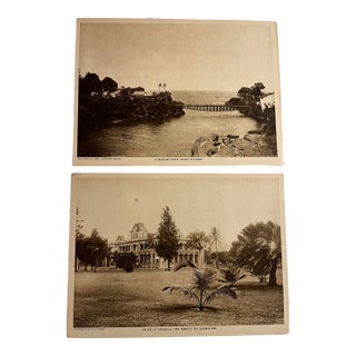1917 Antique Images of Hawaii and Honolulu Set/2 For Sale
