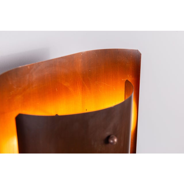 Danish Copper Wall Lamp, 1960s For Sale - Image 12 of 13
