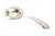 Silver Sauce Spoon with Scalloped Ladle and Curved Handle Engraving For Sale - Image 3 of 8