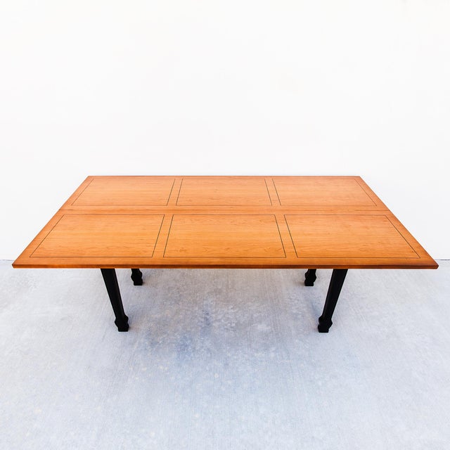 Michael Taylor for Baker Far East Expandable Lacquered Console Table For Sale - Image 15 of 15