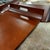 Vintage Mid Century Mahogany Stained Solid Wood Sleigh Tray For Sale - Image 12 of 12