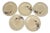 Dinner Plates with Floral Motif from Sarreguemines, 1920s-1940s, Set of 5 For Sale