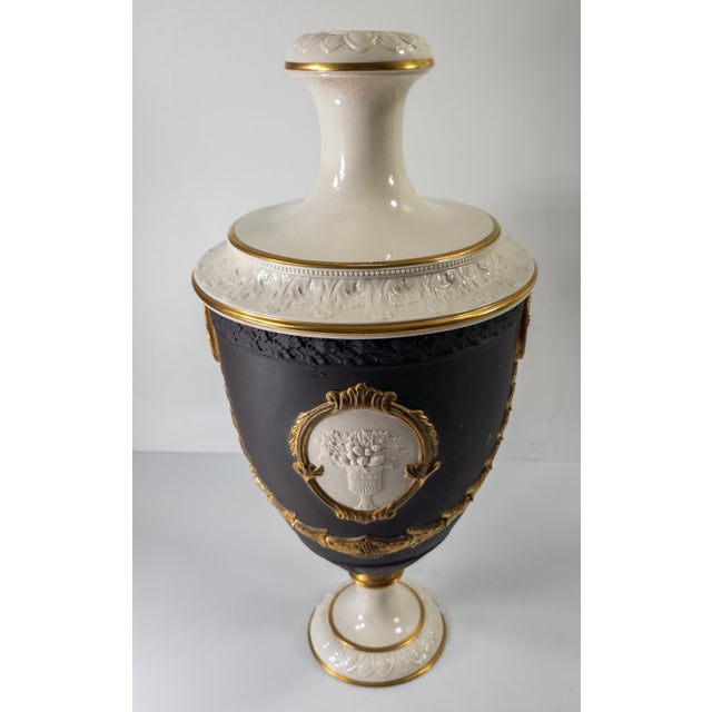 We are selling this stunning English or Continental porcelain Urn or lamp base. This piece is very much in the style of...