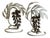 Vintage Metal Table Lamps, 1970s, Set of 2 For Sale