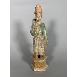 Sculpture of a Mingqi Ming Dynasty (1368-1644) Sancai China For Sale