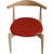 CH-20 Chairs in Beech and Red Leather by Hans Wegner, Set of 4 For Sale - Image 6 of 17