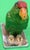 Lejeune Hand Painted Chrome Plated Parrot Car Mascot For Sale - Image 4 of 5