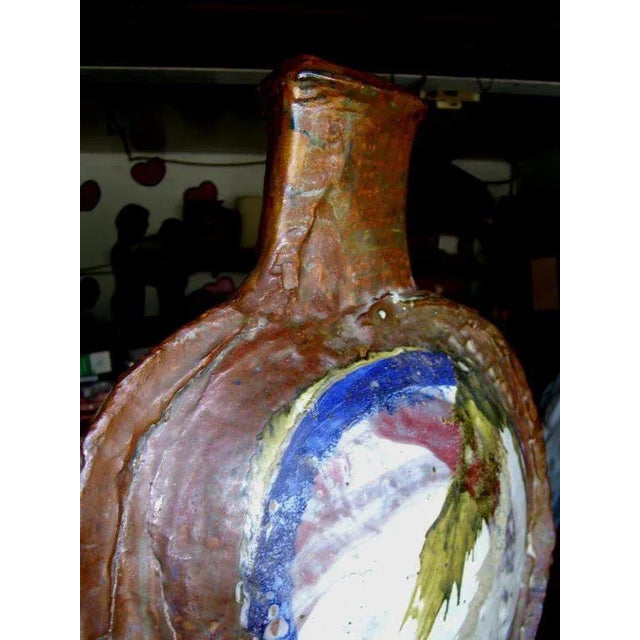 Large Terracotta Sculpture by Noted East Hampton Artist Phyllis Hammond For Sale In Palm Springs - Image 6 of 9