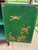 Green Antique Asian Oxblood Red Cabinet With Green Interior For Sale - Image 8 of 18