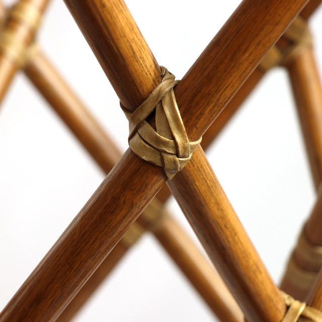 McGuire Bamboo Table Set For Sale In San Francisco - Image 6 of 12