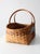 Wood Vintage Hand-Painted Farmhouse Basket For Sale - Image 7 of 13