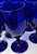 Gustavian (Swedish) Vintage 90s Cobalt Goblets- Set of 8 For Sale - Image 3 of 10