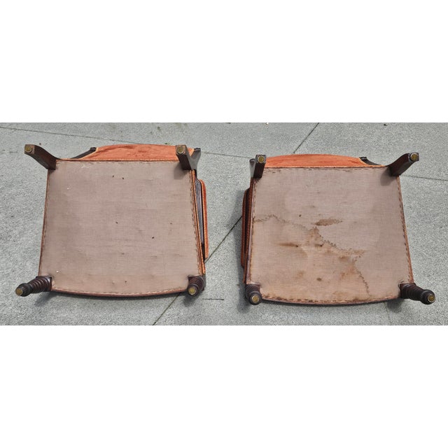 Pair of Antique American Eastlake Walnut Armchairs, Circa 1875–1890 For Sale - Image 14 of 14