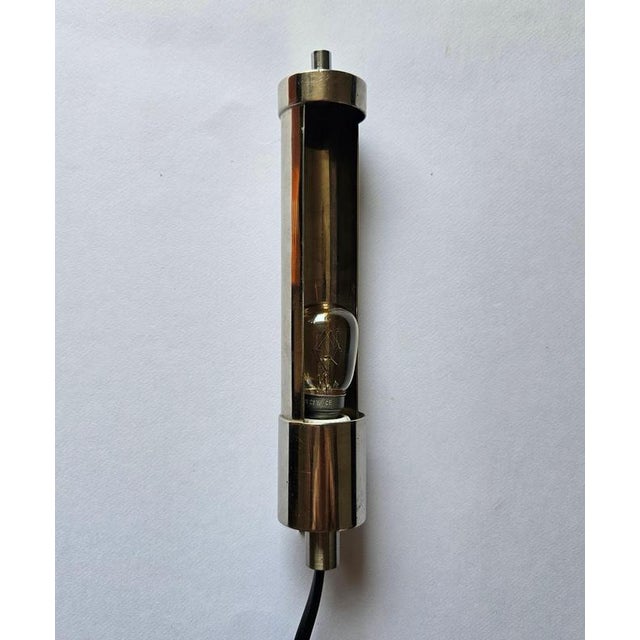 Art Deco Bauhaus Chrome Wall Lamp, Germany, 1940s For Sale - Image 6 of 12
