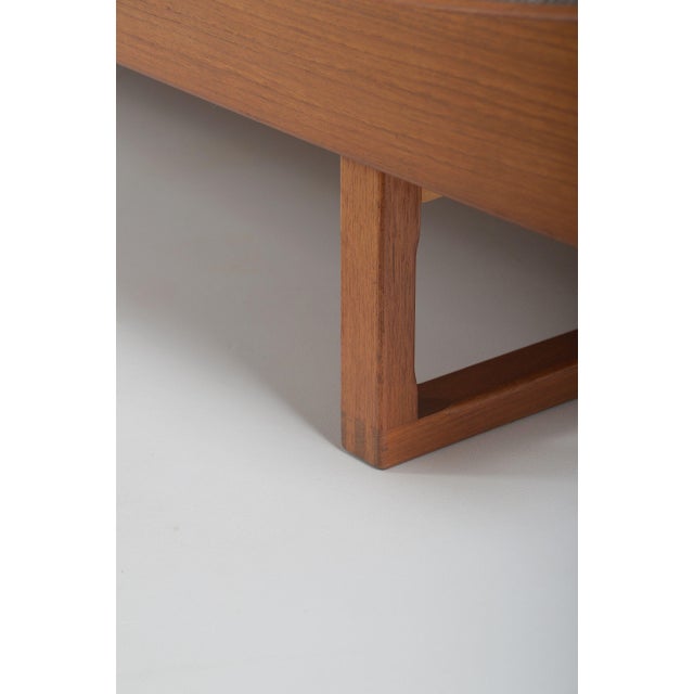 Wood Danish Model 159 Daybed attributed to Bernhard Pederson & Søn, 1960s For Sale - Image 7 of 12