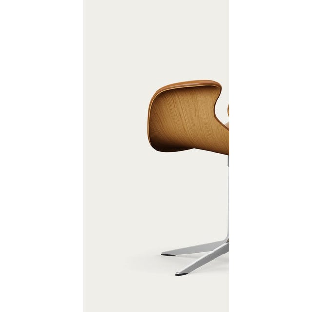 Gold Council Chair in Oak by Salto and Sigsgaard For Sale - Image 8 of 18