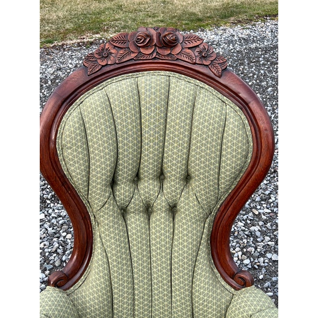 Kimball Victorian Style Gentleman’s Parlor Chair Chairish