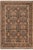 Art Nouveau 1990's Pak-Persian Black/Green Wool Rug - 6'3'' X 8'0'' For Sale - Image 9 of 9