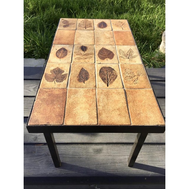 Black Coffee Table by Roger Capron, 1950s For Sale - Image 8 of 12