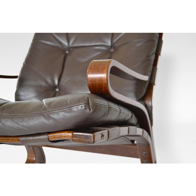 Vintage Low-Back Kengu Armchair by Elsa & Nordahl Solheim for Rybo Rykken & Co., 1970s For Sale - Image 4 of 7