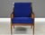 Directional 1960s Kipp Stewart for Directional Walnut and Cane Lounge Chair For Sale - Image 4 of 8