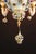White Antique Porcelain Chandelier, Europe For Sale - Image 8 of 11