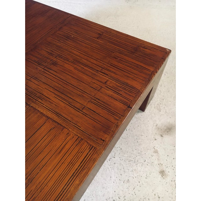 Postmodern Coffee Table in the style of Parsons, 1980s For Sale - Image 13 of 18