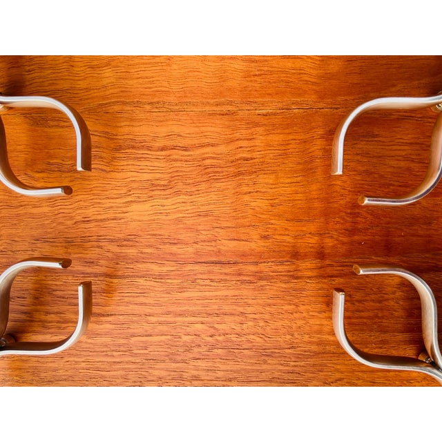 Silver Art Deco Silver Plated Trivet from PM, 1940s For Sale - Image 8 of 18