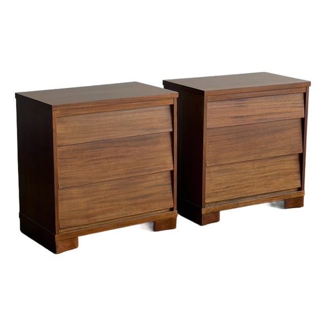 1960s Louvered Compact Dressers For Sale